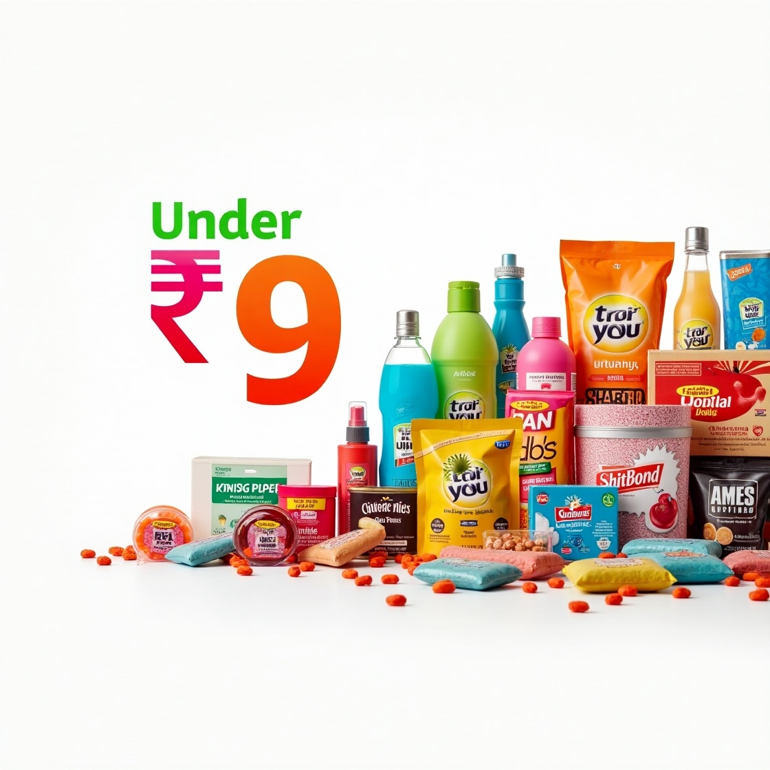product category of under Rs 9