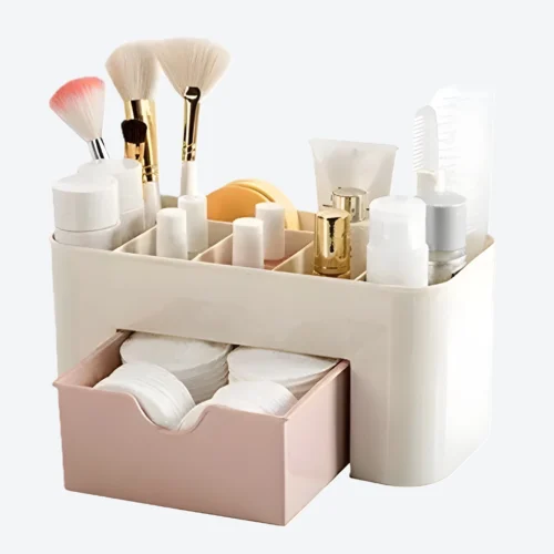 6 Compartments & 1 Drawer Display Case