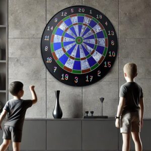 02_653024c9-fa5c-4c27-8b84-3c2a130c9dca.jpg Magnetic Dart Board Game Set with 6 Soft-Tip Darts