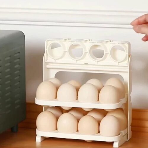 05_53d8273b-fe4b-4668-952d-83c773993e55.jpg Plastic Foldable Egg Tray | 24 Grid Egg Storage Box (1 Pc)