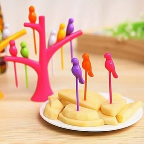 3.jpg Bird Fork | Kids fruit fork | Table Decor