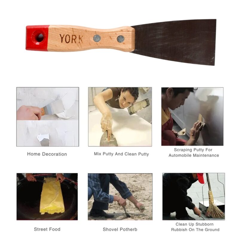 Putty Knife Set with Soft Handle for Drywall & Painting