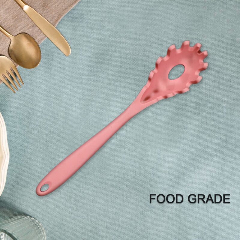 03_9f9ed5d8-ac21-48c5-993f-eaae65a7079e.jpg Silicone Pasta Fork Spaghetti Strainer, Non-Slip Heat Resistant