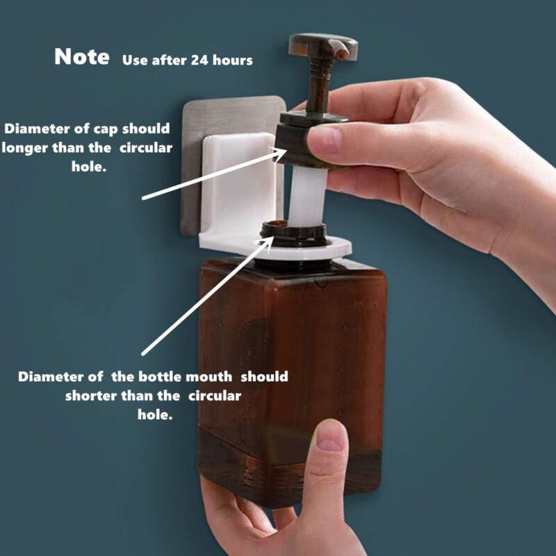 07_f102e704-807d-48f1-9c94-a61e59181176.jpg Wall-Mounted Adhesive Hook for Shampoo & Soap, Strong Hold (1pc)