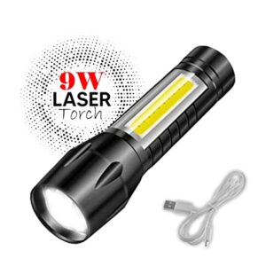 09_511cb12b-cc09-4c12-89f7-1bf6c0969769.jpg Mini Search Rechargeable LED Long Range Flashlight Emergency Light Torch