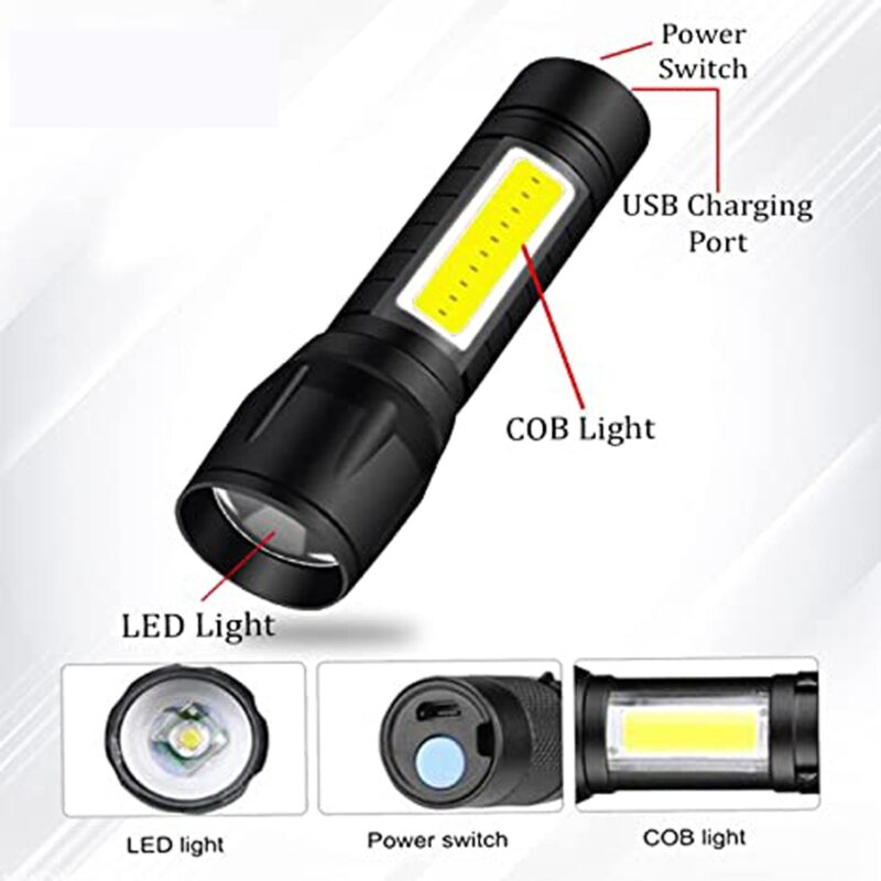 10_0293d2b5-c7c9-47a8-b814-9e1a00f470d2.jpg Mini Search Rechargeable LED Long Range Flashlight Emergency Light Torch