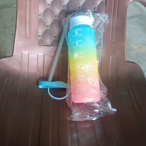 2ceb63bc-66cc-4aad-8518-ad88b958b580.jpg Motivational Water Bottle with Straw & Time Marker - Leakproof Tritan Portable Gym Bottle for Sports, Hiking & Camping