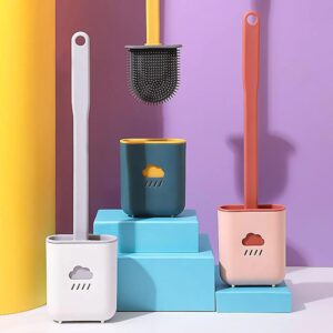 61ow70ZcWrS._SL1500.jpg Silicone Toilet Brush with Holder (Without Box)