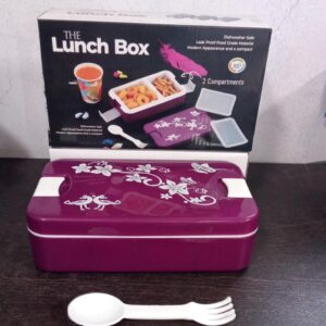 71275d6a-33c1-449e-aa68-e13514a32357.jpg Leak-Proof Airtight Lunch Box with Spoon, 2 Compartments