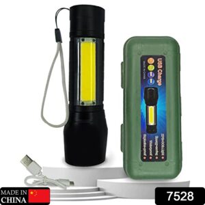 9655a082-2953-4c84-b52c-acc41b997611.jpg Mini Search Rechargeable LED Long Range Flashlight Emergency Light Torch