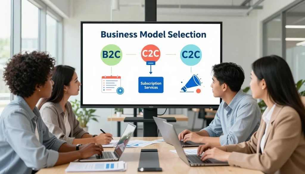 Business model selection