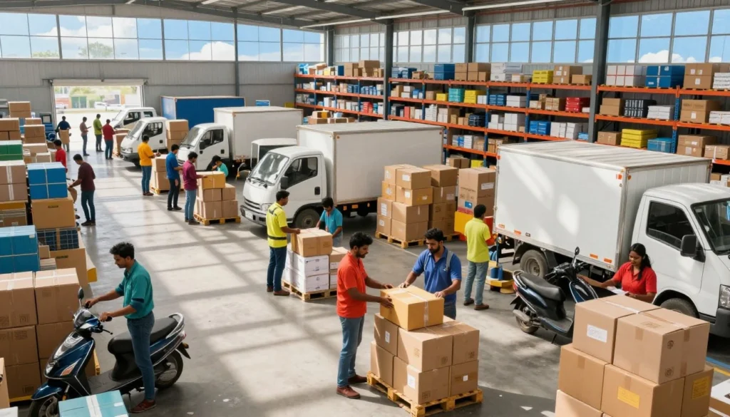 E-commerce logistics India