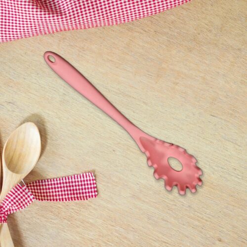 f5b74e42-c126-408a-836f-d0789fdb2be3.jpg Silicone Pasta Fork Spaghetti Strainer, Non-Slip Heat Resistant