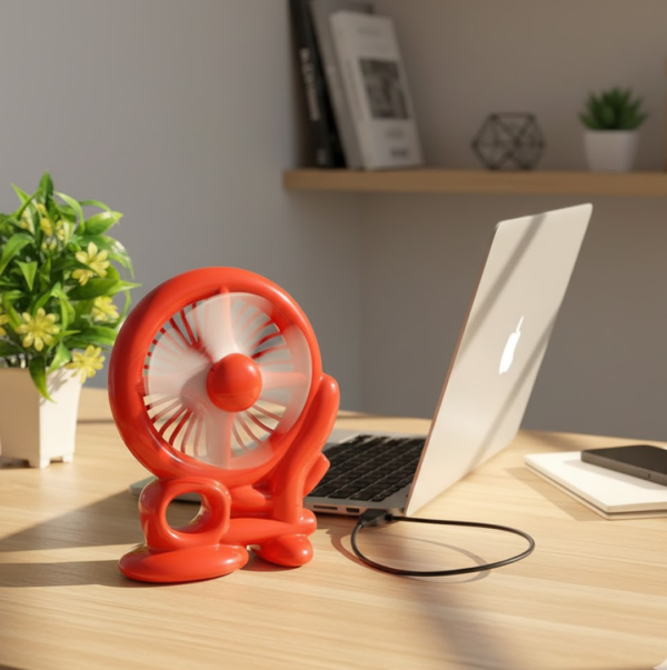 Mini Cooling Fan for Desk, Portable Personal Use Fan (1 Pc)