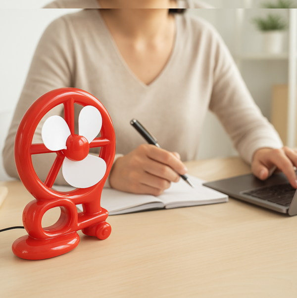 Mini Cooling Fan for Desk, Portable Personal Use Fan (1 Pc)