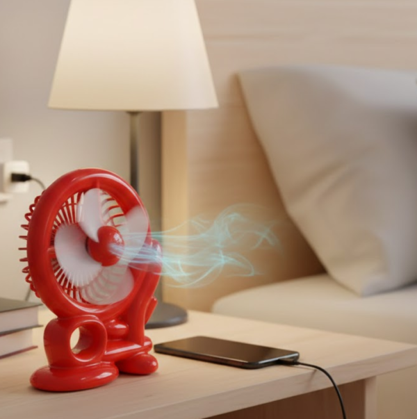 Mini Cooling Fan for Desk, Portable Personal Use Fan (1 Pc)