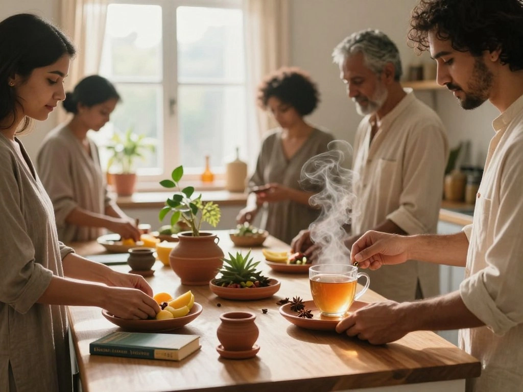 Ayurvedic morning routine