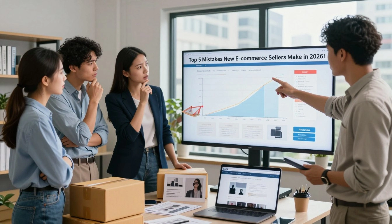 Top 5 Mistakes New E-commerce Sellers Make in 2026