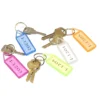 Multicolour Plastic Key Tags with Name Labels