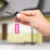 Multicolour Plastic Key Tags with Name Labels