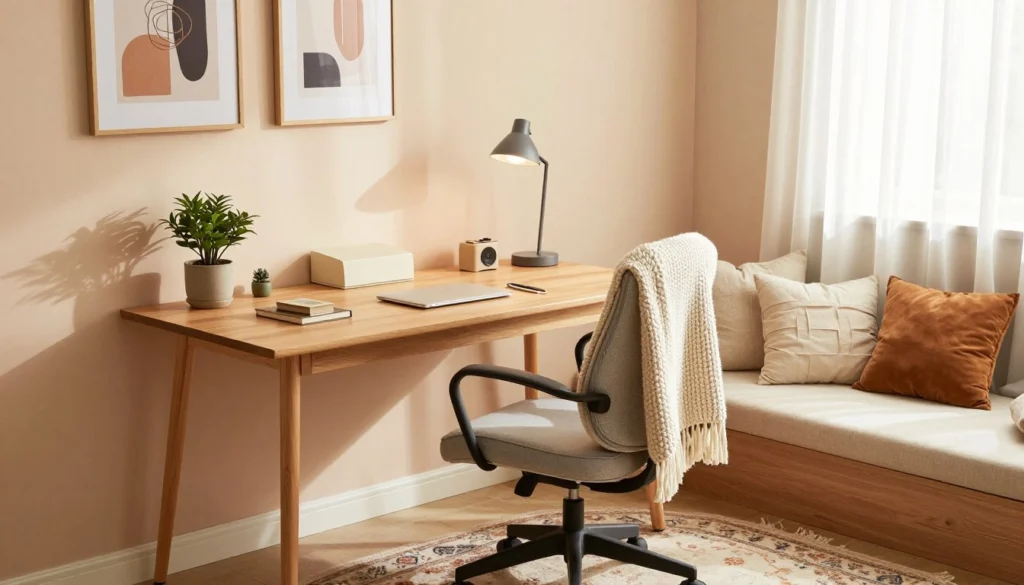 ergonomic office setup