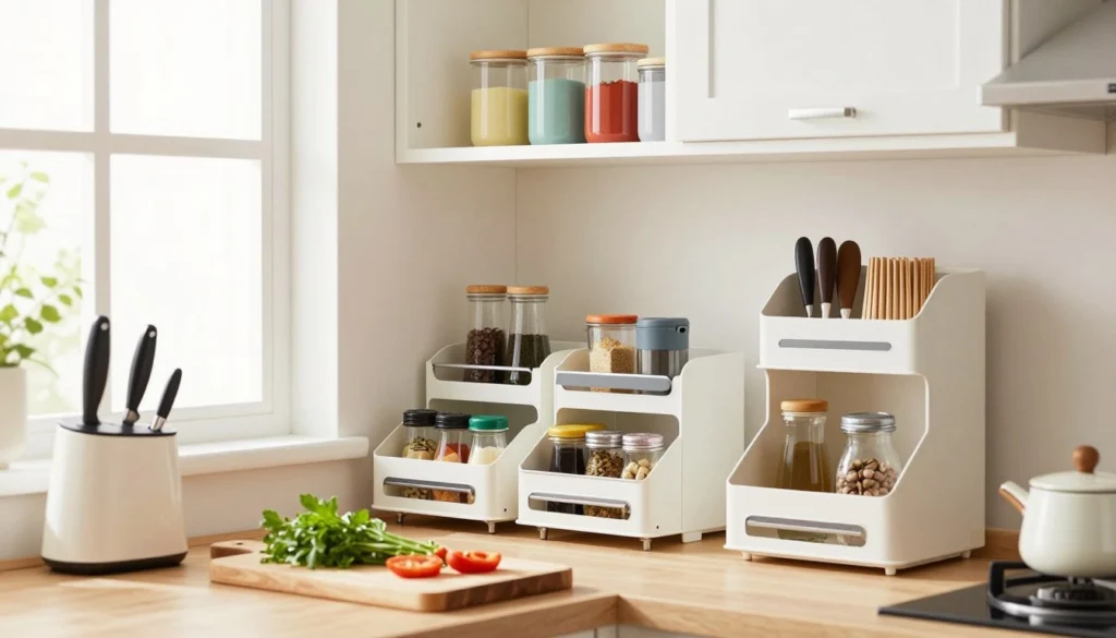 kitchen gadget organization