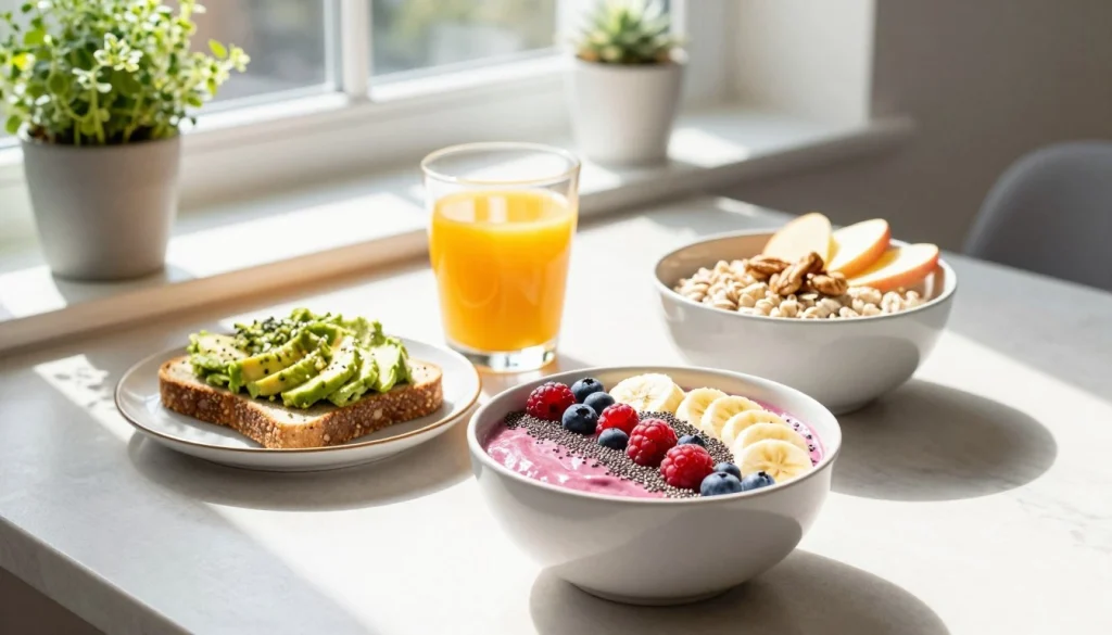 healthy morning nutrition